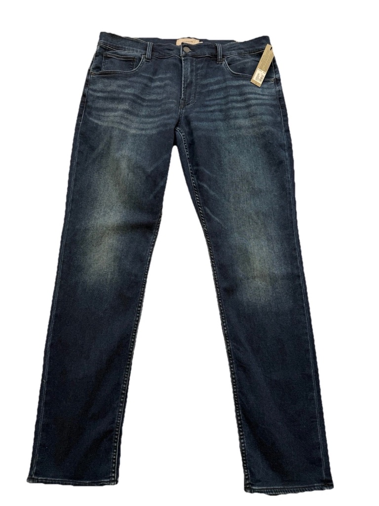 225 Hudson Mens 38 X 34 Blake Slim Straight Blue Shadow Denim Jeans